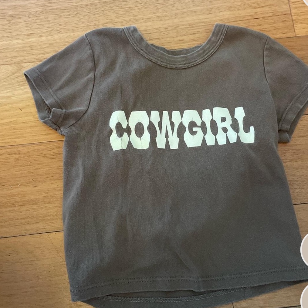 Brandy Melville Brown Cowgirl Tee
